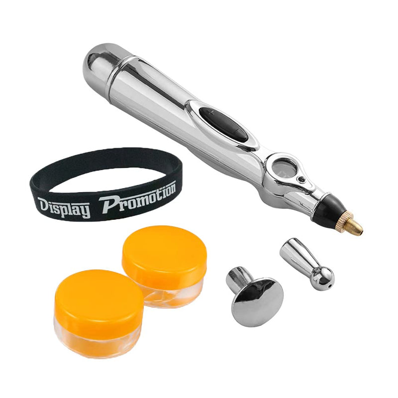 Electronic Acupuncture Pen with 3 Different Heads, Electric Meridian Energy Body Massager Pain Relief Therapy Instrument - BeesActive Australia