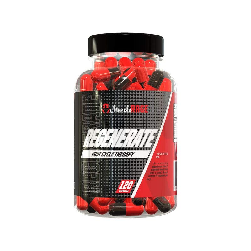 Muscle Rage Regenerate Testosterone Supplement Capsules, 120-Count - BeesActive Australia