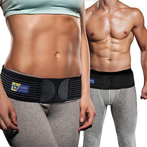 Everyday Medical SI Belt - Sacroiliac Joint Belt for Men and Women I Hip Support Brace - Support and Alleviate Si Joint, Pelvis, Sacral, Sacrum, Hip and Sciatica Pain and Discomfort - Large/XL/XXL L/XL (Pack of 1) - BeesActive Australia