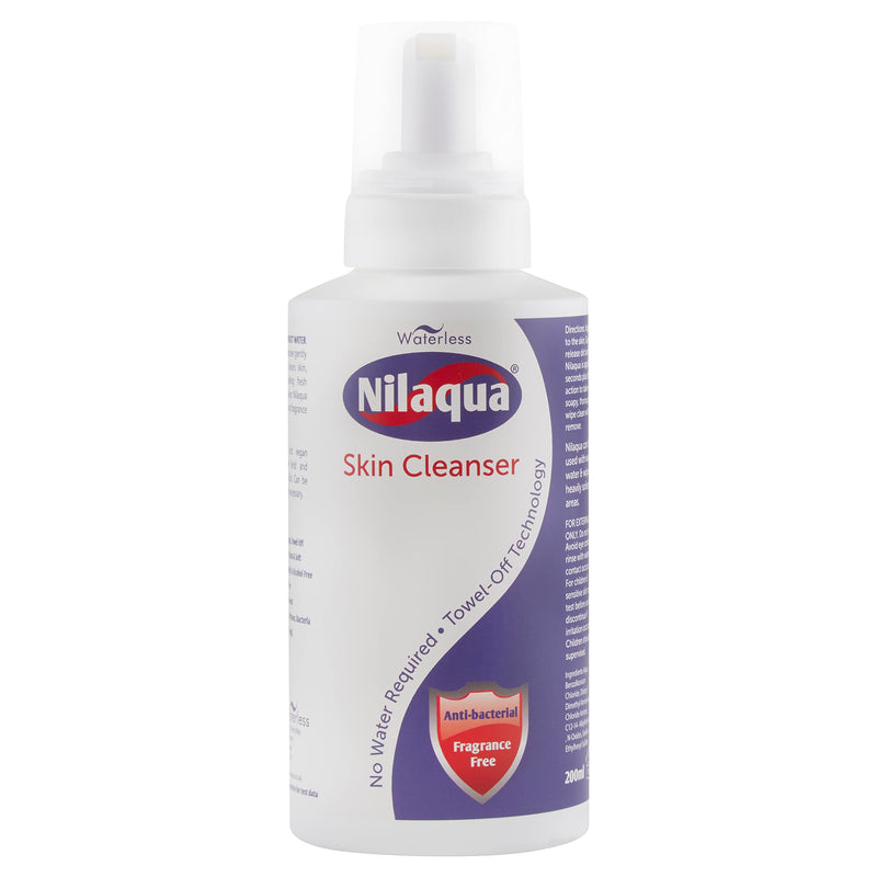 NRS Healthcare Nilaqua Skin Cleanser with Anti-Bacterial Properties, 200 ml 200ml - BeesActive Australia