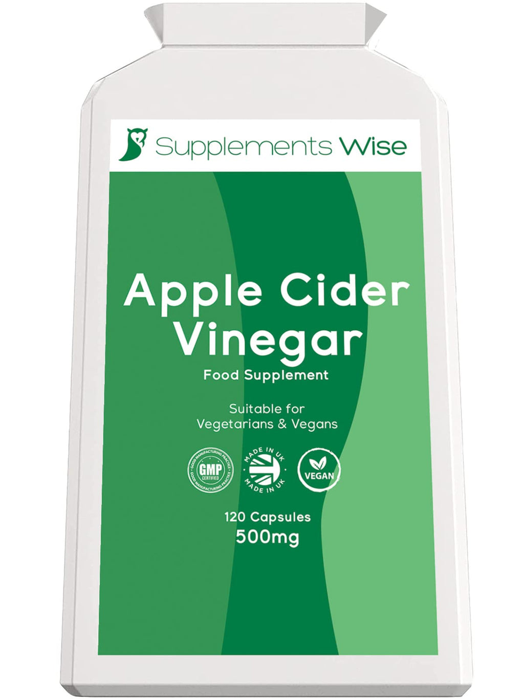 Apple Cider Vinegar Capsules - 120 x 500mg - High Strength ACV - Candida, Thrush and Yeast Infection Treatment - Water Retention Tablets - 1000mg Apple Cider Vinegar Tablets Daily - BeesActive Australia