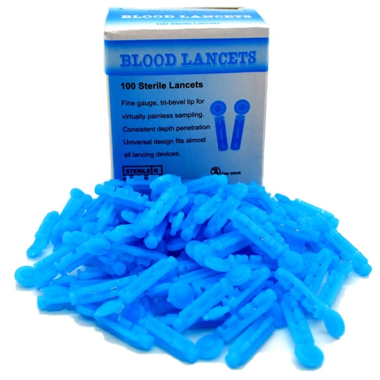 100 x 28G Valuemed Fully Compatible Blood Lancets Fit Most Auto-Lancing Devices Including EasyLife, eBwell & On Call (100) 100 - BeesActive Australia