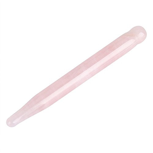 Natural Stone Acupressure Stick Crystal Stick Chopsticks Acupuncture Sticks Special Experience, 12 cm(rose quartz) Rose Quartz - BeesActive Australia