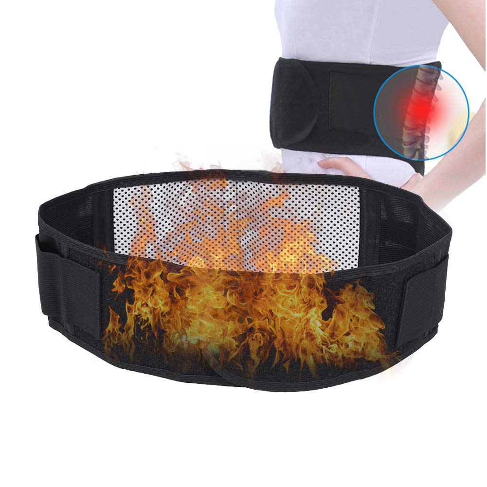 Waist Support Belt, Tourmaline Self-heating Thermal Magnetic Heat Brace Lower Back Lumbar Therapy Pain Relief - BeesActive Australia