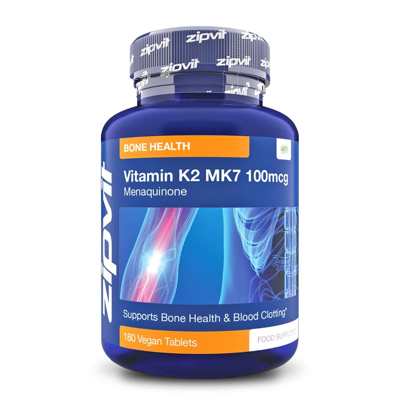 Vitamin K2 MK7 100mcg, 180 Vegan K2 Vitamin Tablets. All Trans Isomer from Natto Vitamin K2 Menaquinone MK7 - BeesActive Australia