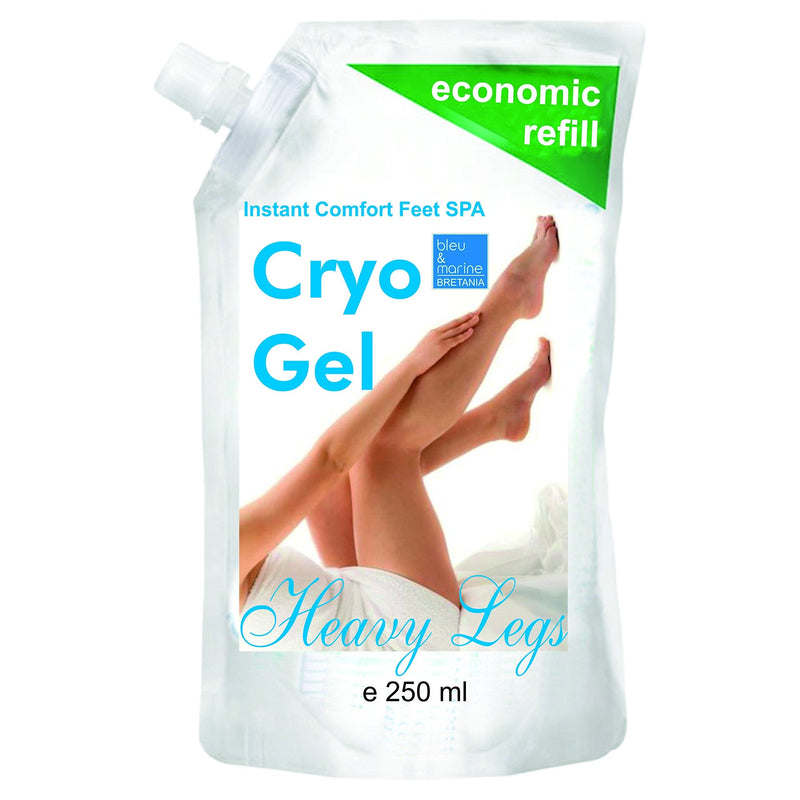 Cryo gel - Heavy legs relief - Muscle gel - Cooling gel - Anti-Cellulite gel - Sore muscle rub - Aching Joints - Gel max strength - Swollen legs - Special Cooling Action - 250ml - 9 fl oz - BeesActive Australia