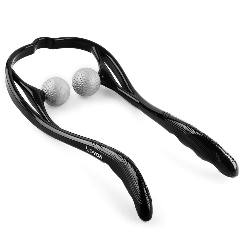 VOYOR Handheld Neck Massager with Dual Trigger Points, Deep Tissue Shiatsu for Muscle Pain Relief, Ergonomic Handle, Portable for Home & Office MS110 - BeesActive Australia
