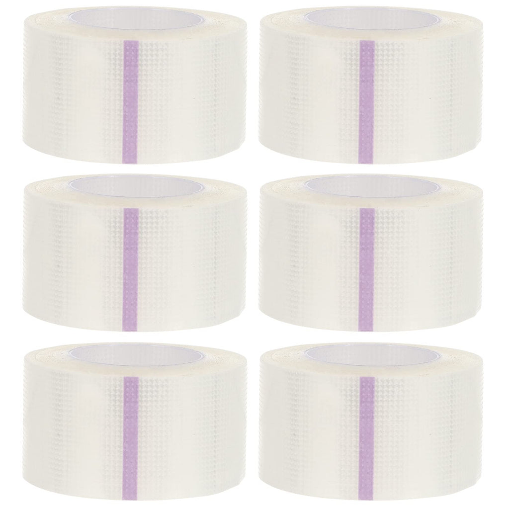 Healifty 6 Rolls Medical Tape Sensitive Skin Tape Clear Surgical Tape Microporous First Aid Tape - BeesActive Australia