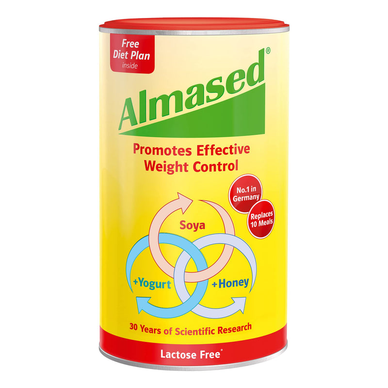 Almased - Soya, Yogurt and Honey Meal Replacement for Weight Control, Lactose Free, 500g 500 g (Pack of 1) - BeesActive Australia