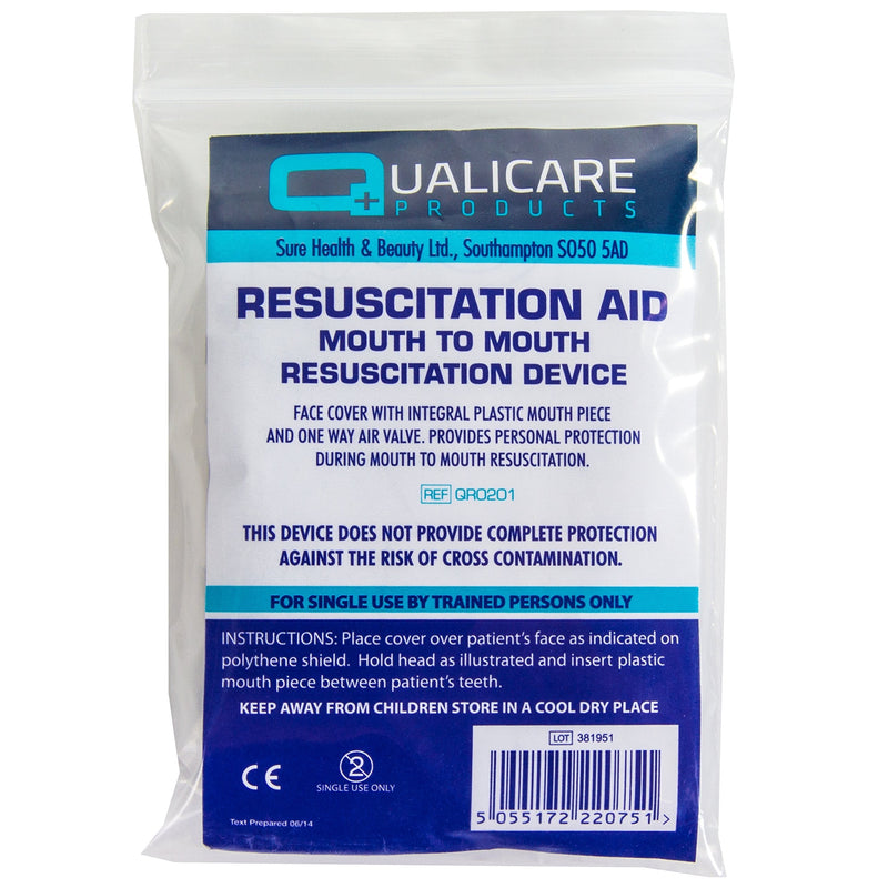 CPR Resuscitation Face Mask Shield - Mouth to Mouth First Aid Cross Contamination Protection - BeesActive Australia