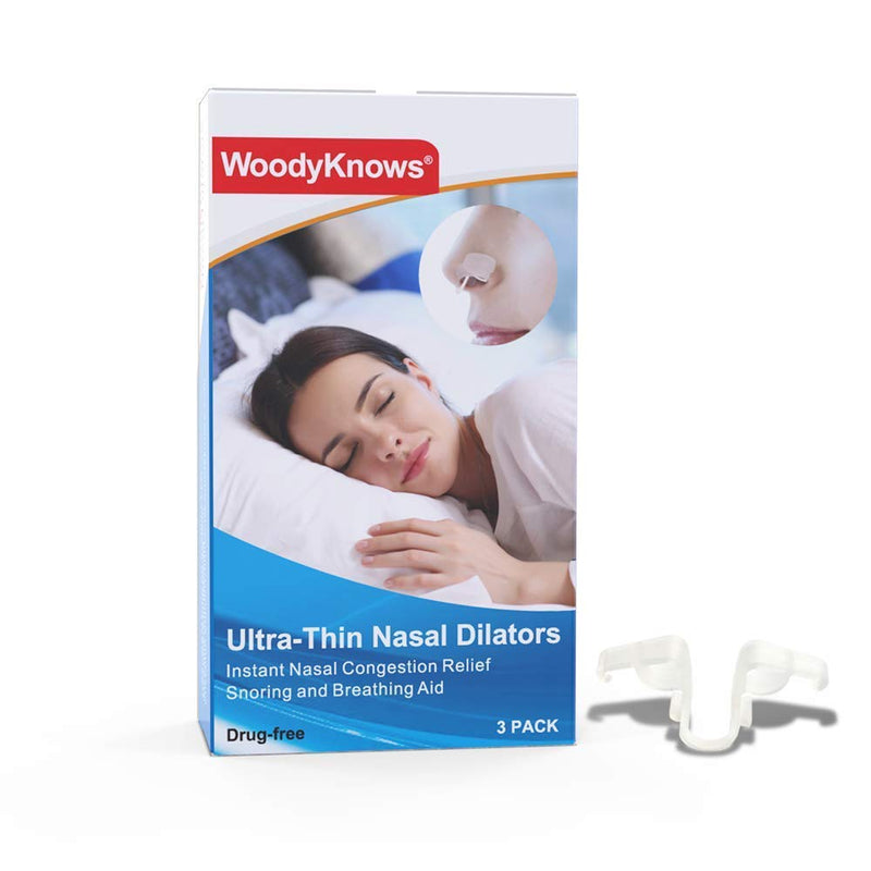 WoodyKnows Ultra-Thin Nasal Dilators(Combo S+M+L 3 Pack) Combo S+M+L - BeesActive Australia
