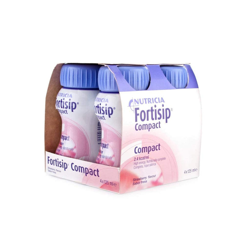 Fortisip Compact Prot Strawberry, 500 Millilitre, (Pack of 4) 500 ml (Pack of 4) - BeesActive Australia