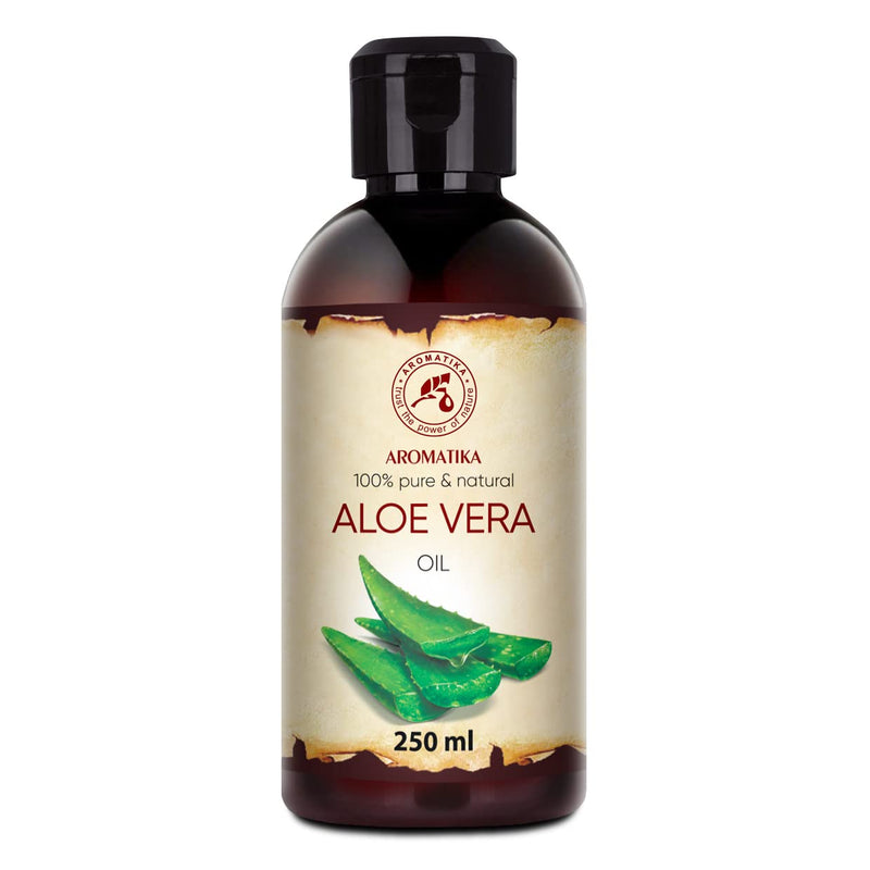 Pure Aloe Vera Oil 250ml - Aloe Barbadensis - Brasil - Skin - Face & Baby Oil - Aloe Vera Oils 250 ml (Pack of 1) - BeesActive Australia
