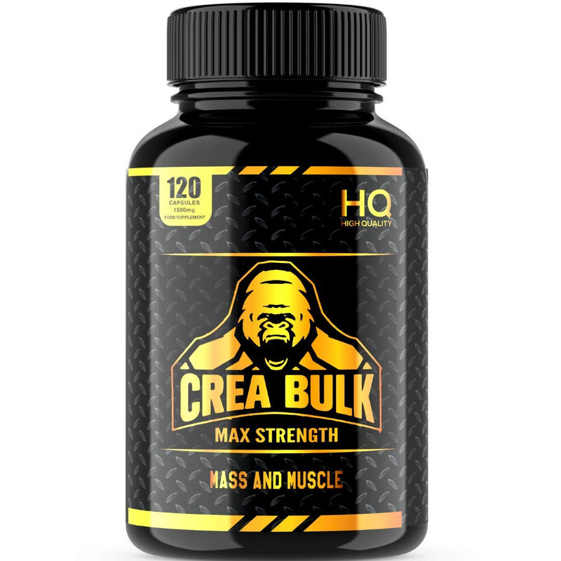Creatine Monohydrate | New and Improved | Increase Mass and Recovery | added B5 and B6 | Keto and Vegan | Men and Women | 120 Capsules | Produced in The UK & GMP Approved | Unflavoured - BeesActive Australia