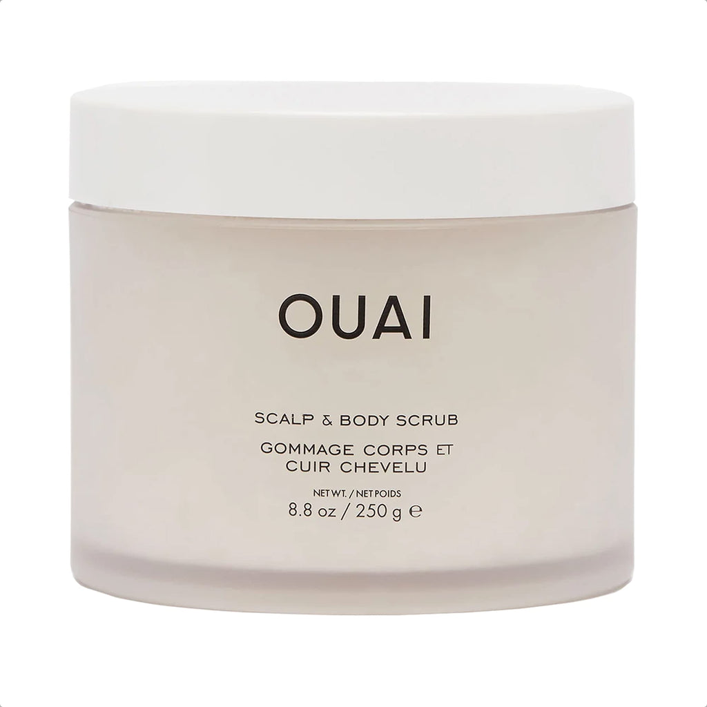 OUAI Scalp & Body Scrub | Deep-Cleansing Scrub for Hair and Skin that Removes Buildup, Exfoliates and Moisturizes | Made with Sugar and Coconut Oil | Free from Parabens, Sulfates and Phthalates 250g - BeesActive Australia