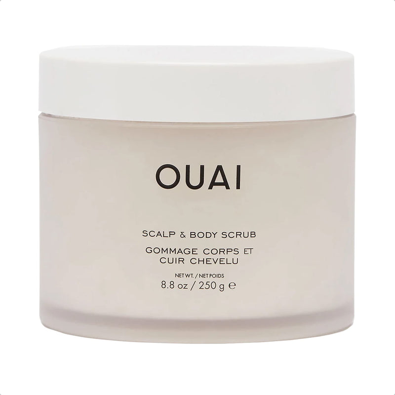 OUAI Scalp & Body Scrub | Deep-Cleansing Scrub for Hair and Skin that Removes Buildup, Exfoliates and Moisturizes | Made with Sugar and Coconut Oil | Free from Parabens, Sulfates and Phthalates 250g - BeesActive Australia