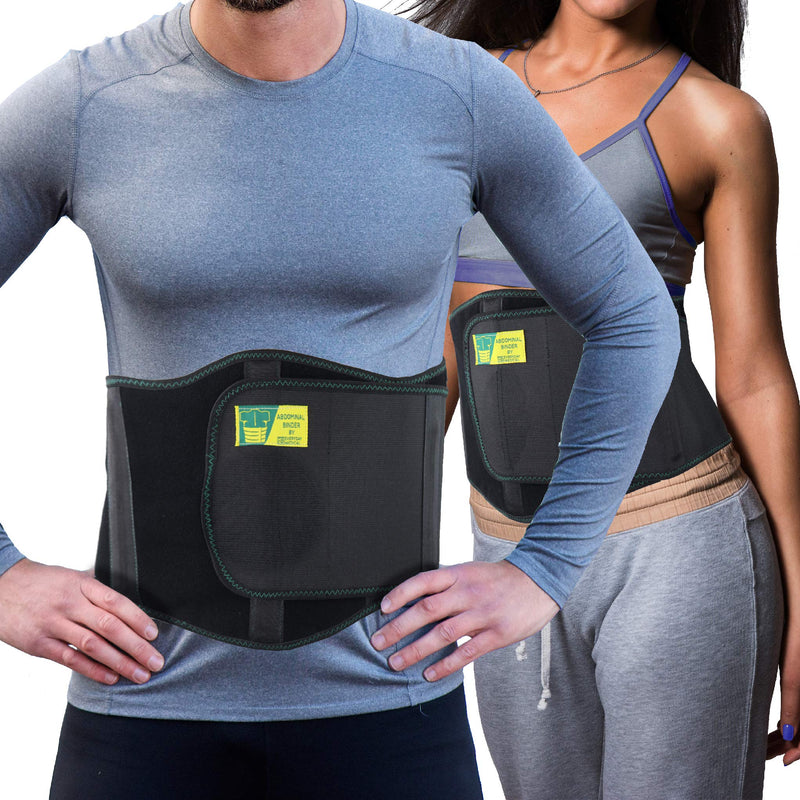 Ergonomic Umbilical Hernia Belt I Abdominal Binder for Hernia Support I Umbilical Navel Hernia Strap with Compression Pad I Ventral Hernia Support for Men and Women I L/XXL (106-145 CM) L/XXL (106-145 CM) - BeesActive Australia