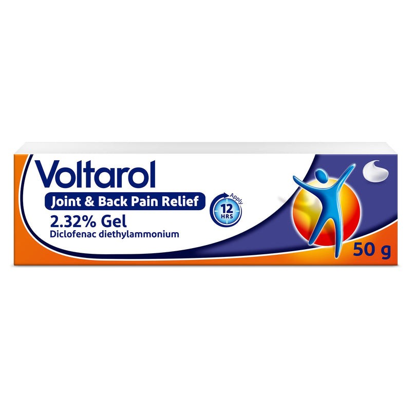 Voltarol Pain Relief Gel, 12 Hour Joint Pain Relief 2.32% Gel (packaging may vary), 50 g (Pack of 1) - BeesActive Australia