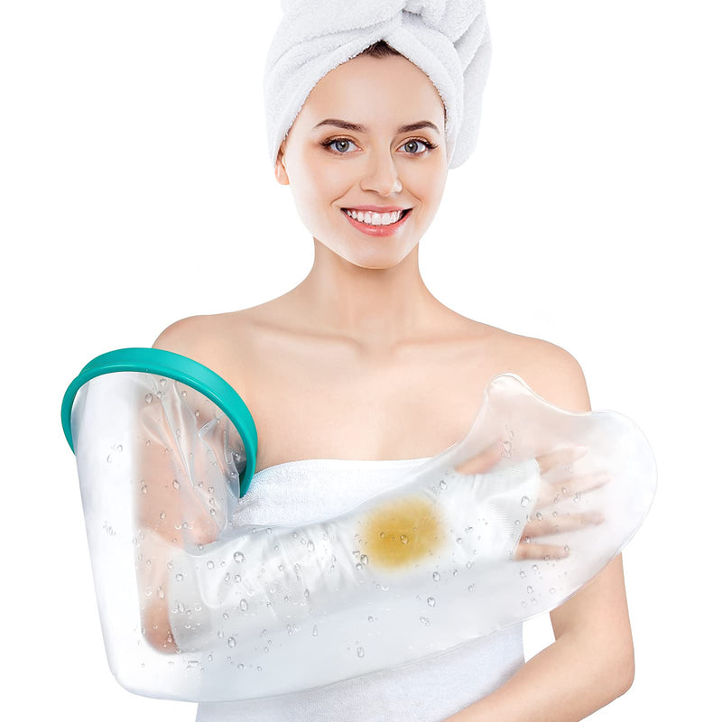 Cast Protectors,DOACT Arm Cast Cover for Shower Durable Cast Protector Keeps Hand Wrist Finger Elbow Cast Bandage Dry Waterproof Sleeve Bag for Broken Arm Reusable Watertight Seal Adult Full Arm 60cm Adults' full arm - BeesActive Australia