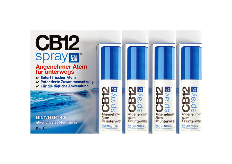 4 x CB12 Spray 15 for Fresh Breath Without Alcohol - BeesActive Australia