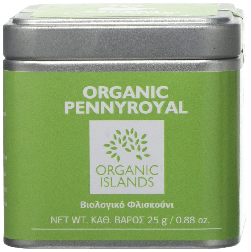 Organic Islands Herbs Greek Pennyroyal Single Cube Tin, 25 g (Pack of 2) - BeesActive Australia