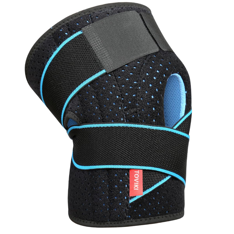 TOVIKI Knee Support Adjustable Open-Patella Neoprene Compression Knee Braces for Arthritis Joint Pain Injury Meniscus Pain Relief Rehabilitation Running Workout Weight Lifting Knee Brace for Men Woman - BeesActive Australia