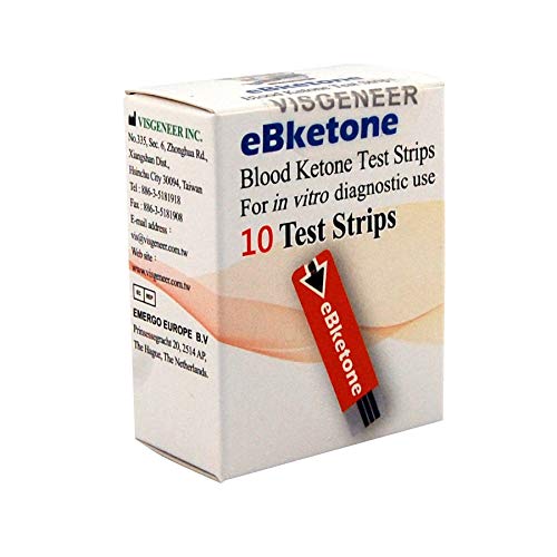 10 eBketone Blood Ketone Test Strips eBketone Blood Ketone Meter Strips (Meter Sold Separately) - BeesActive Australia
