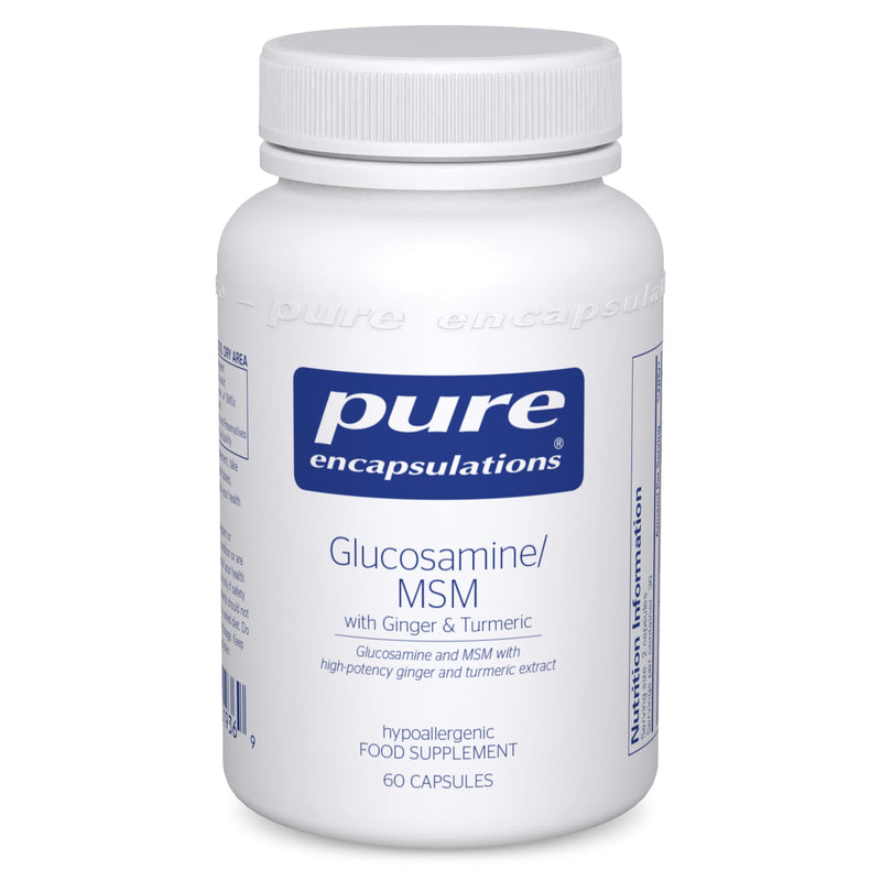 Pure Encapsulations - Glucosamine/MSM - Dietary Supplement Support for Healthy Joint Function and Tissues - with Ginger and Turmeric - 60 Capsules - BeesActive Australia