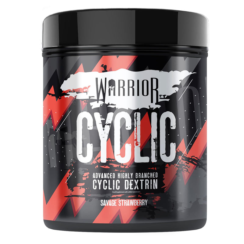 Warrior Supplements Cyclic Dextrin Pre and IntraWorkout Carbohydrate Muscle Pump Powder 16 Servings 400g, Savage Strawberry - BeesActive Australia