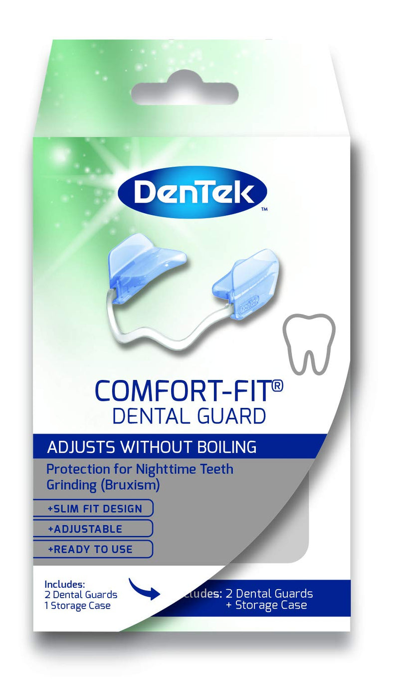DenTek Comfort-Fit Dental Guards to Help Prevent Night Time Teeth Grinding and Clenching known as Bruxism (2 pack) - BeesActive Australia
