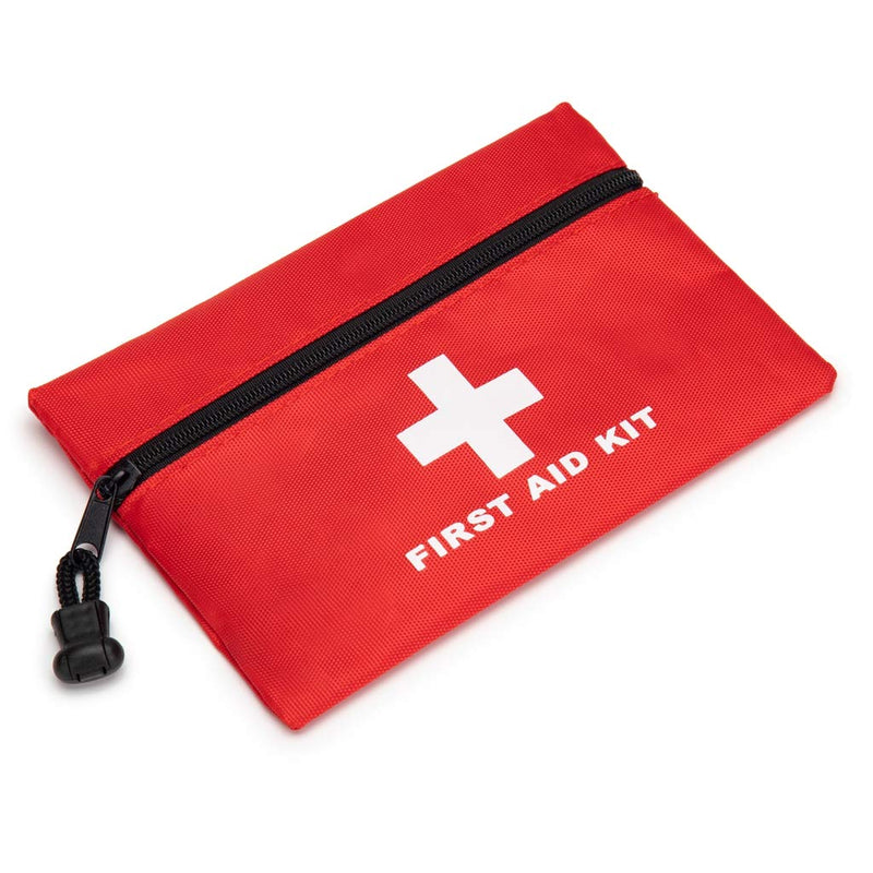 Jipemtra First Aid Bag Tote Empty Small Red First Aid Kit Bag Outdoor Travel Rescue Pouch First Responder Storage Survival Medicine Bag Pocket Container for Car Home Office Sport Outdoors Red 7.9x5.5 - BeesActive Australia
