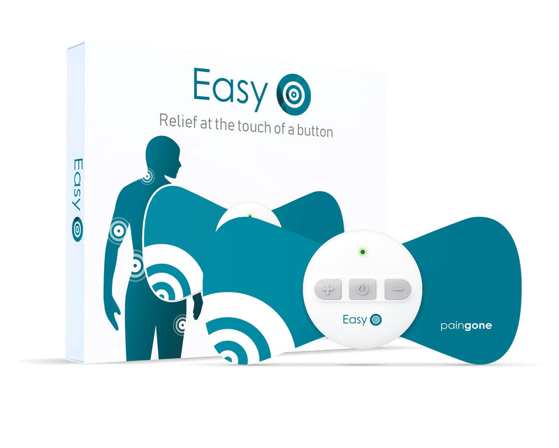 Paingone Easy - Wearable Effective Pain Relief | Wireless TENS Machine for Back, Arms, Legs and Shoulder Pain | Portable TENS Machine for Pain Management | Drug-Free Treatment | 2 Year Guarantee 1 Count (Pack of 1) - BeesActive Australia
