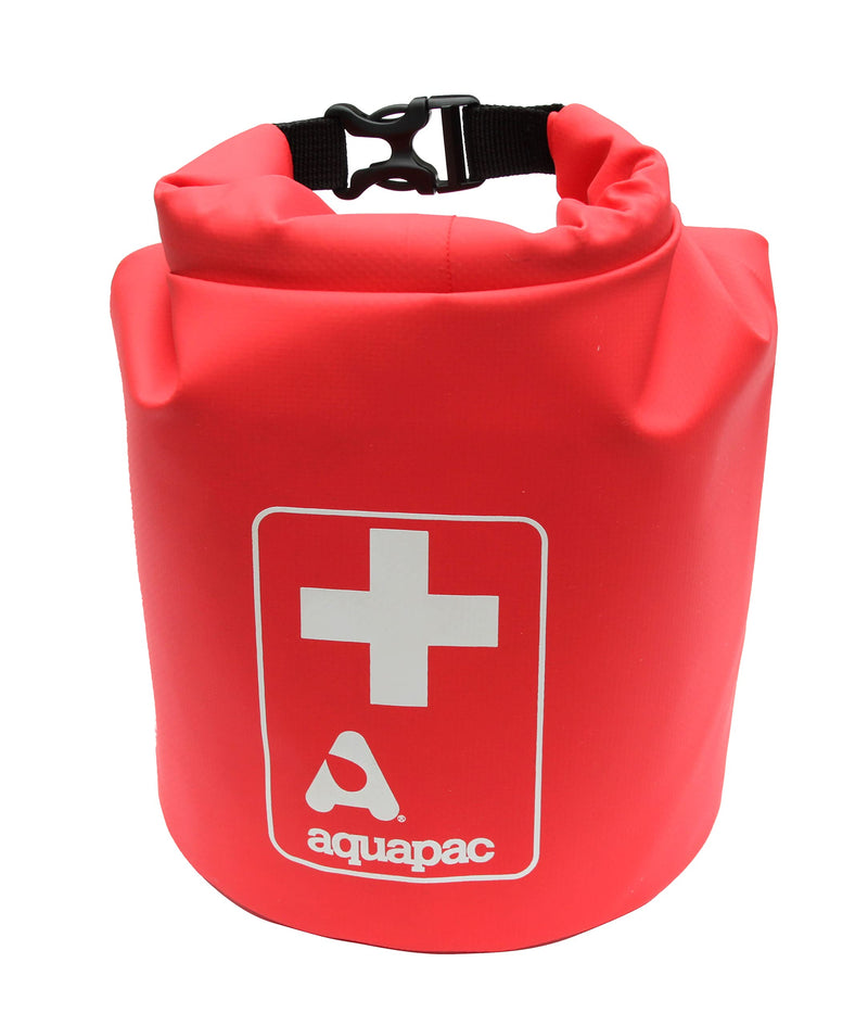 Aquapac Waterproof First Aid Kit Dry Bag for Emergency Use with Secure Buckle - Red - Portable Compact - BeesActive Australia