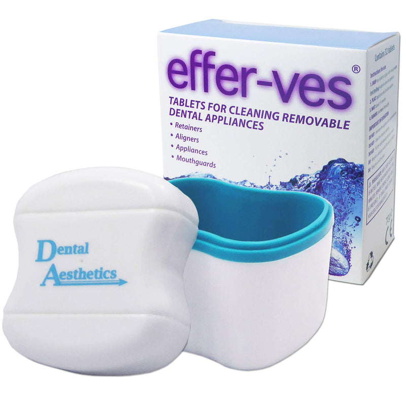 Effer-VES & Cleaning Bath ~ 32 Tablets Retainer Cleaner (Blue Bath) Blue Bath - BeesActive Australia