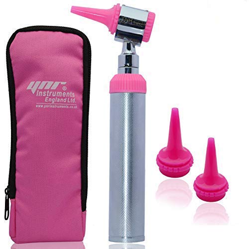 YNR® Otoscope Microscope Auriscope Conventional Diagnostic Examination Medical Ear Torch CE (Purple) Purple - BeesActive Australia