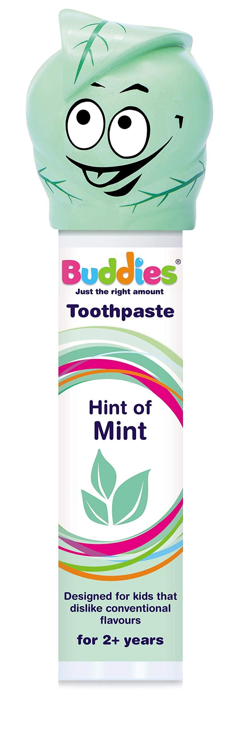 Buddies Butter Mint Toothpaste 100ml Dispenser, SLS & paraben Free, Portion Controlled - BeesActive Australia