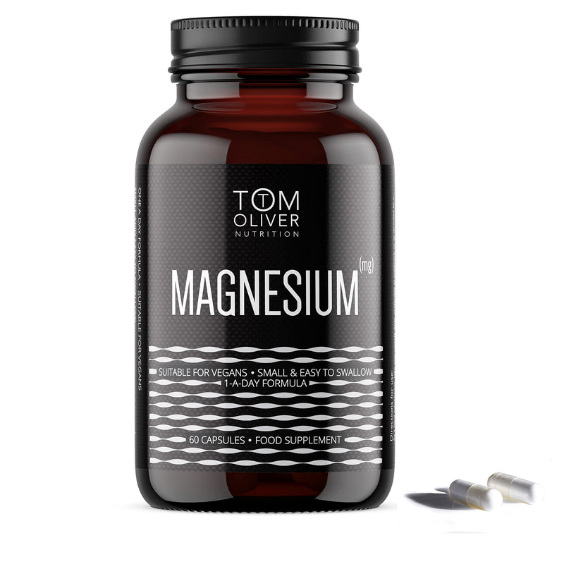 Tom Oliver Nutrition - Magnesium Taurate - 600mg per Capsule (60 Capsules) 1 a Day Formula (1) - BeesActive Australia