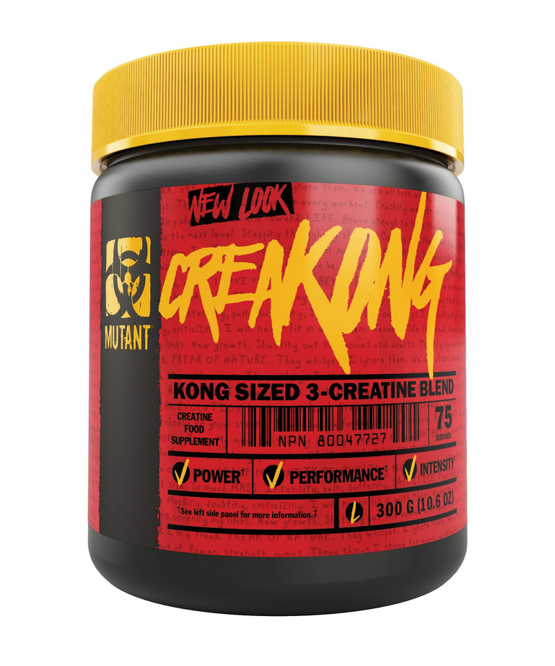 MUTANT CREAKONG, Creatine Supplement and Workout Boost Absorption Accelerator with No Fillers, 300g (0.66 lb) - BeesActive Australia