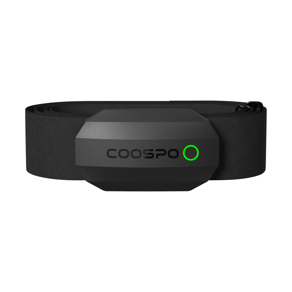 COOSPO Heart Rate Monitor Chest Strap,Bluetooth ANT+ Chest HRM for Running Cycling Gym Fitness, Heart Rate Monitors IP67 Waterproof Compatible with Strava Zwift Wahoo Garmin Polar Peloton App… Black-BK - BeesActive Australia