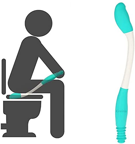 Toilet Aid Easy Wipe, Long Range Comfort Wipe Handle Range Comfort Bottom Wiper Holder Toilet Paper Tissue Grip Wiping Helper - BeesActive Australia