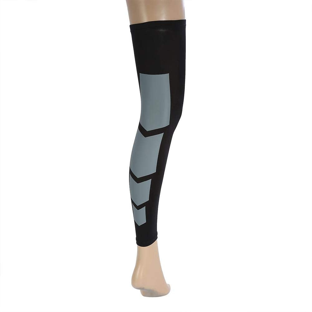 Zerone Compression Calf Sleeves, Unisex Elastic Anti-slip Lengthened Calf Support Brace Sleeves Leg Compression Socks for Shin Splint, Calf Pain Relief, Leg Cramps, Running, Nurses, Circulation Black M - BeesActive Australia