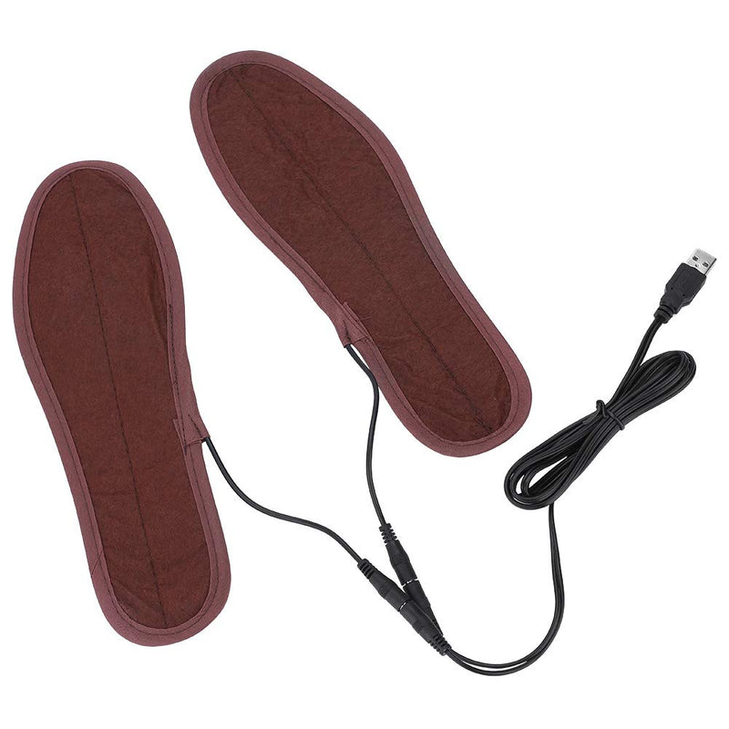 Heated Slippers,Electric Insoles,Heating Templates Electric USB Heated Warming Foot Warmer Feet Electric Heater Temperature Heater (41 42(26cm/10.2in)) - BeesActive Australia