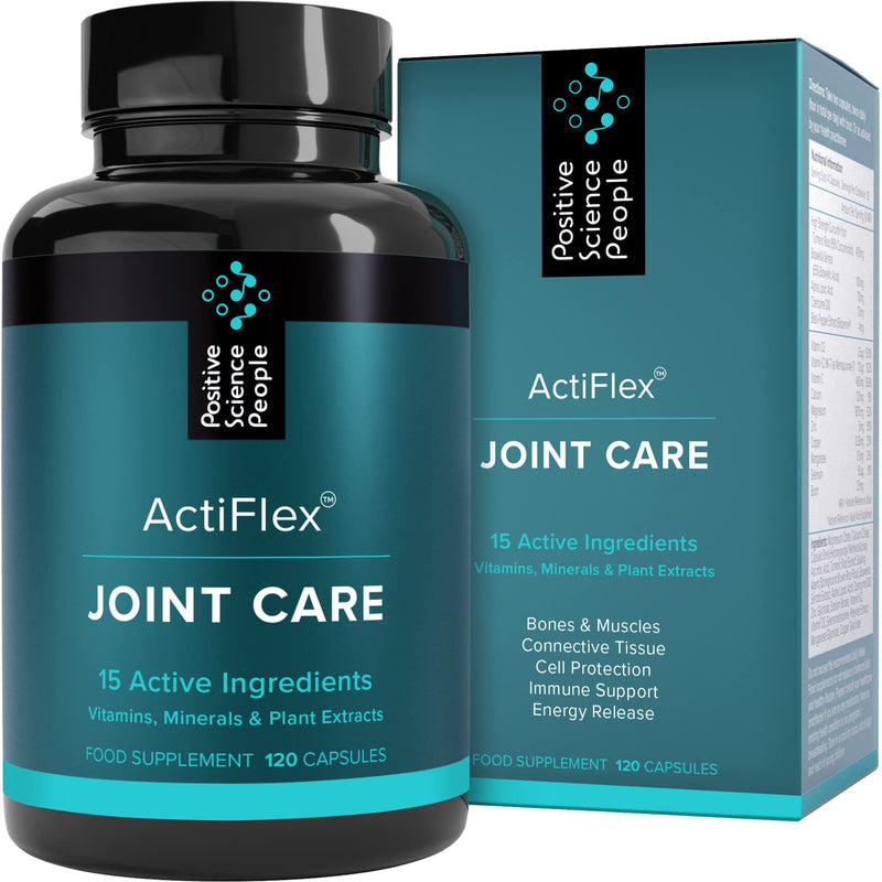 Joint Care Supplement | High Strength Curcumin from Turmeric with 95% Curcuminoids, Boswellia, Boron, Vitamin D3, K2 MK-7, Magnesium & More | 15 Nutrients for Joints & Bones | 120 Capsules - BeesActive Australia