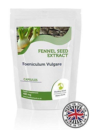 Fennel Seed Extract 480mg Foeniculum Vulgare 180 Capsules - LetterBox Friendly UK Fast Delivery - - BeesActive Australia