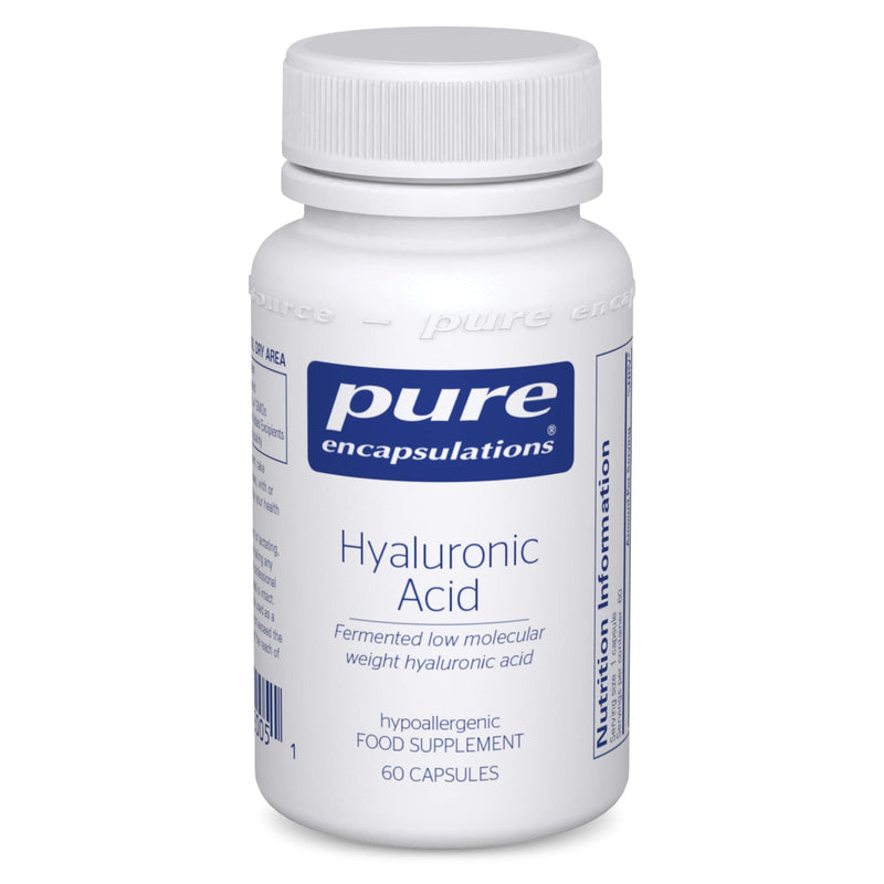 Pure Encapsulations - Hyaluronic Acid - High Absorption, Fermented, Low Molecular Weight Hyaluronic Acid - 60 Capsules - BeesActive Australia