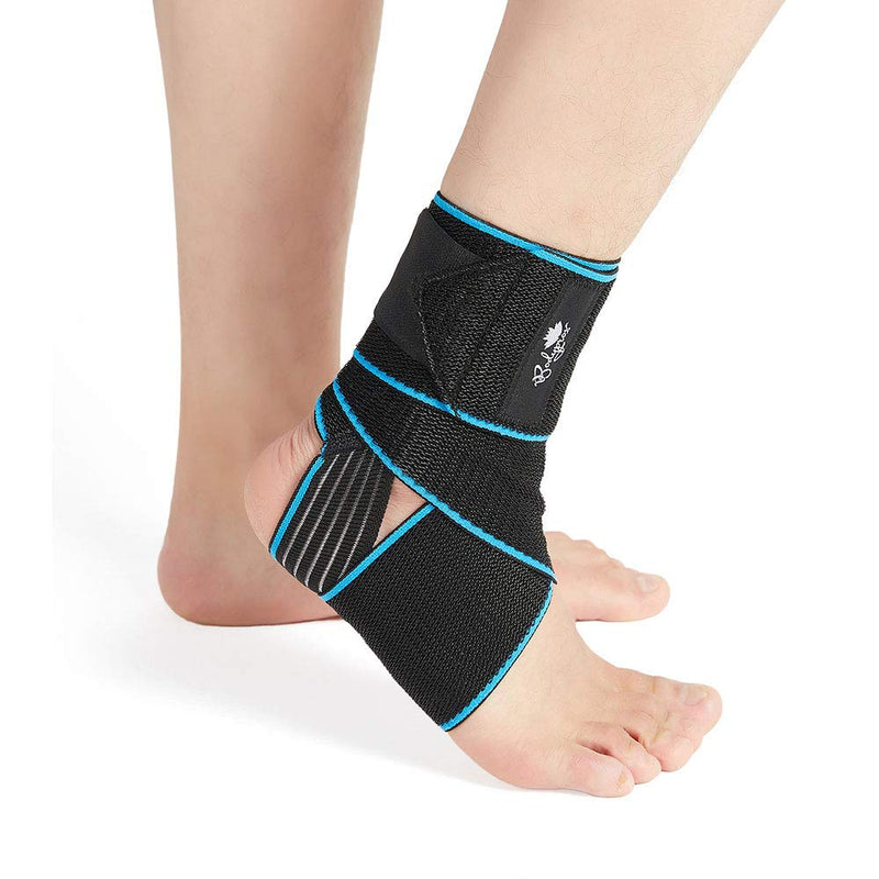 Bodyprox Ankle Support Brace, Adjustable Compression Ankle Braces for Sports Protection, One Size Fits Most for Men & Women 1 - BeesActive Australia