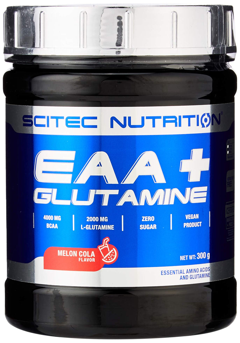 Scitec Nutrition EAA + Glutamine 300 g Melon-Cola 300 g (Pack of 1) - BeesActive Australia