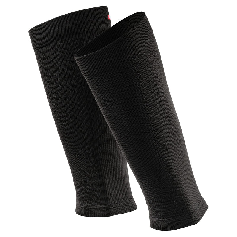 DANISH ENDURANCE Graduated Calf Compression Sleeves 21-26 mmHG for Men & Women Solid Black L - BeesActive Australia