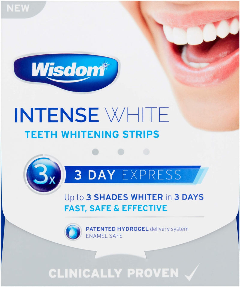 Wisdom Intense White – 3 Day Express Teeth Whitening Strips - BeesActive Australia