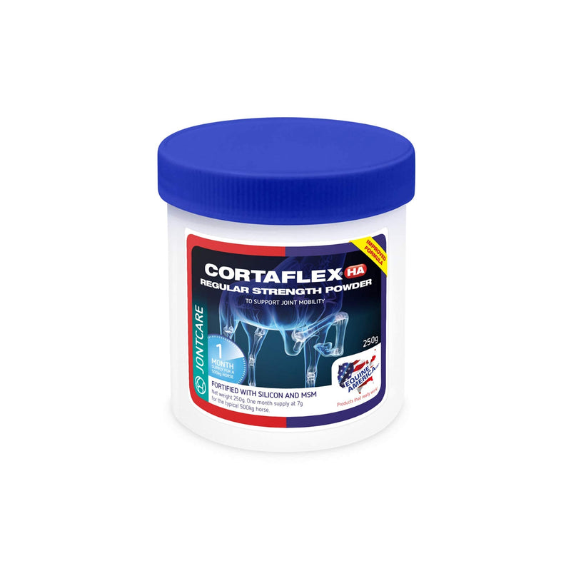 Equine America Cortaflex Regular Strength Powder | Premium Ready To Use Horse & Pony Supplement | Comprehensive Support For Joints & Mobility | 250g 250 g (Pack of 1)